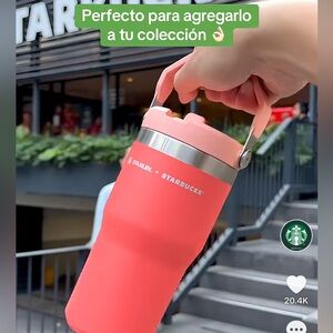 Stanley Starbucks 20oz peach  2025